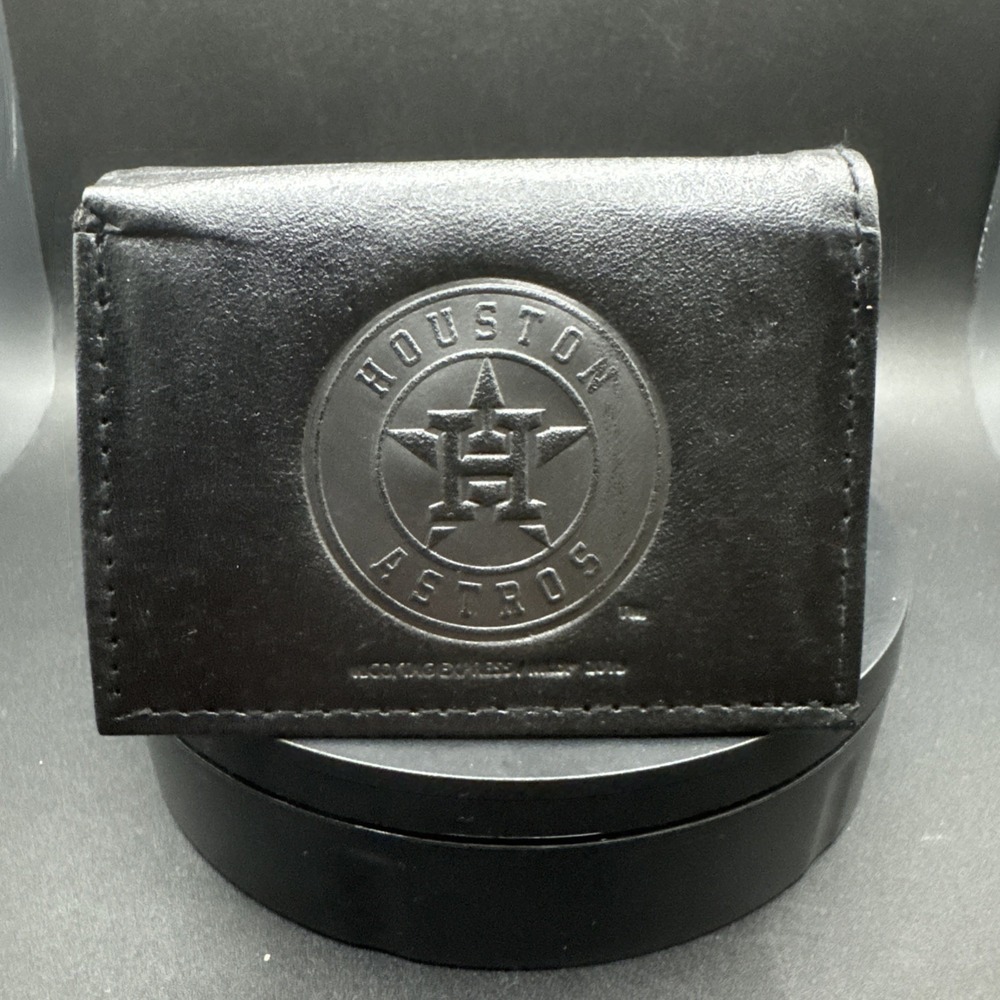Genuine Leather‎ Black Houston Astros Wallet - 2013